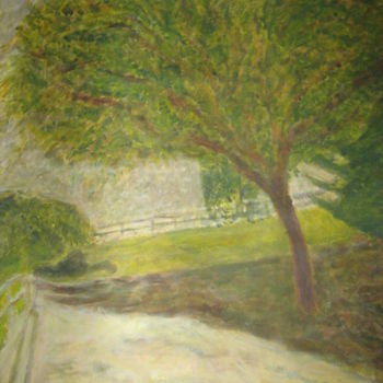 Painting titled "Arbre en Andorre" by Artcouleur S, Original Artwork