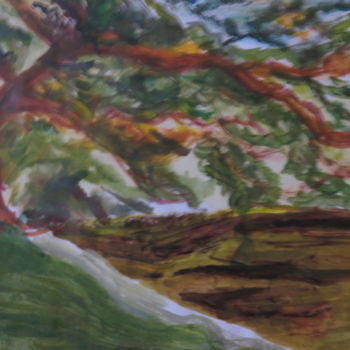 Картина под названием "abstraction" - Artcouleur S, Подлинное произведение искусства, Акрил