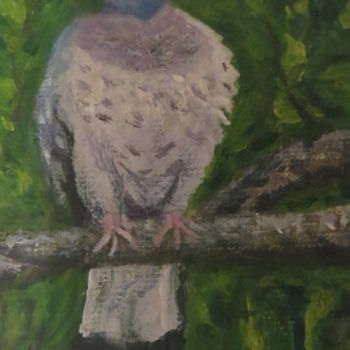 Painting titled "Pigeon" by Artcouleur S, Original Artwork, Acrylic