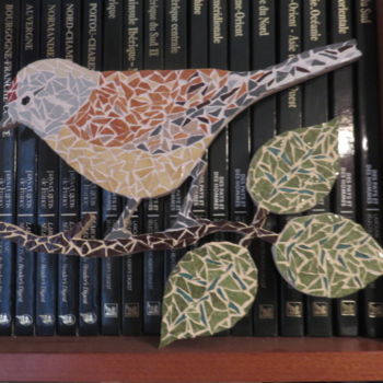 "Oiseau mosaïque" başlıklı Heykel Artcouleur S tarafından, Orijinal sanat