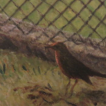 Painting titled "oiseau" by Artcouleur S, Original Artwork, Acrylic