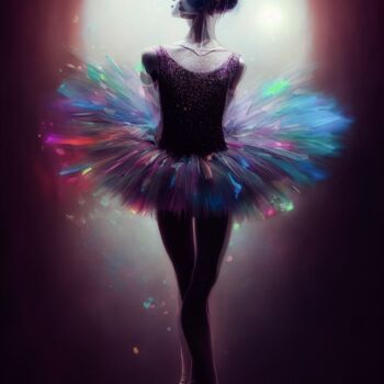 Digitale Kunst getiteld "Prima Ballerina" door Artcypia, Origineel Kunstwerk, AI gegenereerde afbeelding