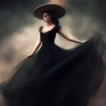 Digital Arts titled "Witch" by Artcypia, Original Artwork, AI generated image