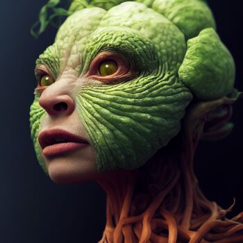 "Vegan" başlıklı Dijital Sanat Artcypia tarafından, Orijinal sanat, AI tarafından oluşturulan görüntü
