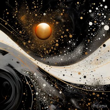 Arts numériques intitulée "Voie Lactée" par Artcypia, Œuvre d'art originale, Travail numérique 2D