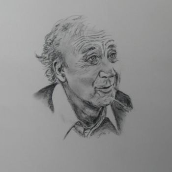 Σχέδιο με τίτλο "Gene Wilder drawing…" από Joie, Αυθεντικά έργα τέχνης