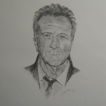 Drawing titled "dustin hoffman" by Joie, Original Artwork, Other