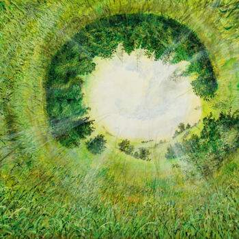 Peinture intitulée "Naturformation" par Artdemo, Œuvre d'art originale, Huile
