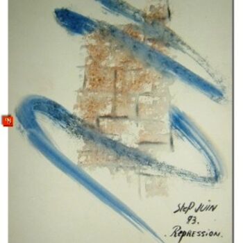 Pittura intitolato "Repression" da Stéphane Pannetier, Opera d'arte originale