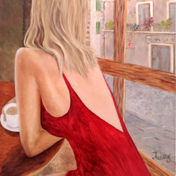 Painting titled "Time Out" by Accarò, Original Artwork, Oil