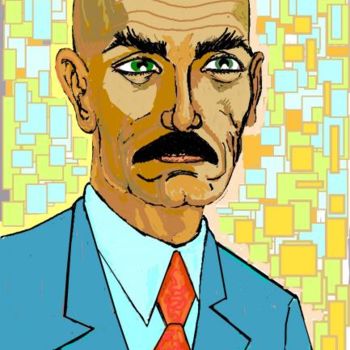 Digital Arts titled "Commissario Giacomo…" by Angelo Pisciotta, Original Artwork