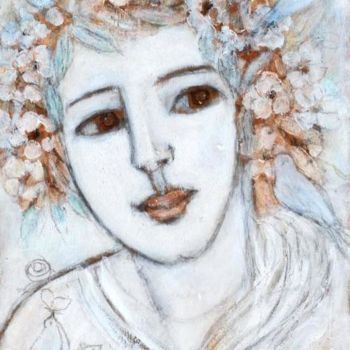 Ζωγραφική με τίτλο "Maria Teresa" από Maika, Αυθεντικά έργα τέχνης, Ακρυλικό