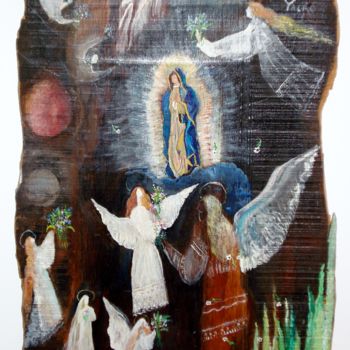 「Virgen de Guadalupe」というタイトルの絵画 Maikaによって, オリジナルのアートワーク