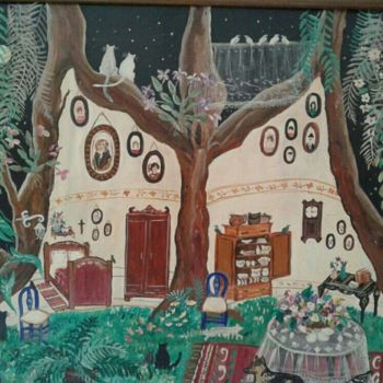 「La casa de mis sueñ…」というタイトルの絵画 Maikaによって, オリジナルのアートワーク, アクリル