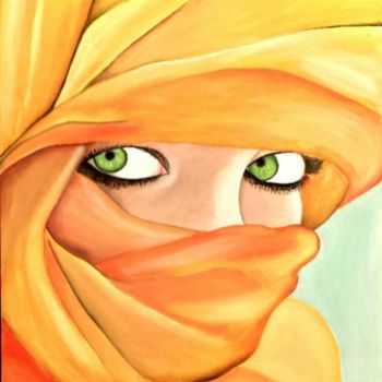 Painting titled "Tuareg" by Artego777, Original Artwork, Oil