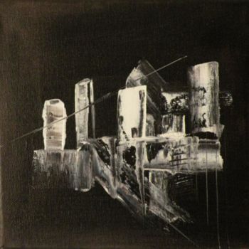 Pintura intitulada "BUILD 5" por Sophie Carbain, Obras de arte originais