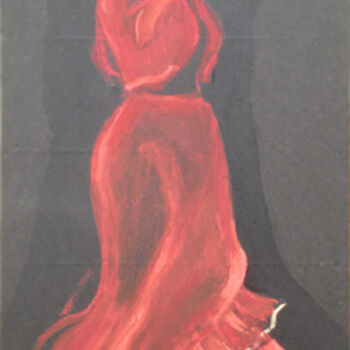 Painting titled "Flamenco" by Artemisia, Original Artwork, Oil