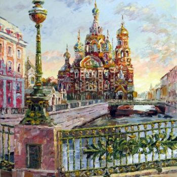 Painting titled "St. Petersburg. The…" by Artemis, Original Artwork, Oil