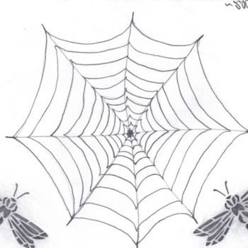 Drawing titled "Drawn to the  web  " by Peruvianpoison, Original Artwork