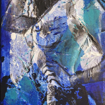 Pittura intitolato "Serie Nude. Spring.…" da Artem Usá, Opera d'arte originale, Acrilico Montato su Telaio per barella in le…