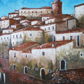 Pittura intitolato "Vecchia Celenza" da Luigi Torre, Opera d'arte originale