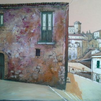 Malerei mit dem Titel "Celenza" von Luigi Torre, Original-Kunstwerk, Acryl