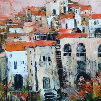 Pintura titulada "Borgo" por Luigi Torre, Obra de arte original