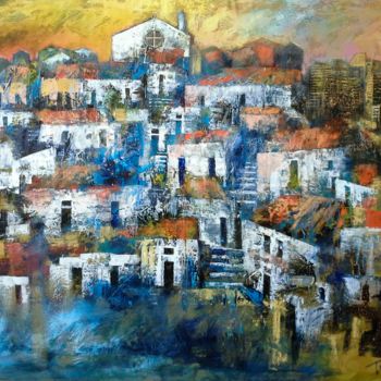 Painting titled "Pietre antiche" by Luigi Torre, Original Artwork