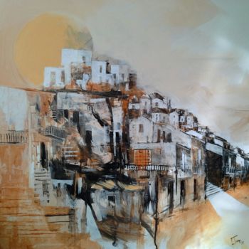 Painting titled "Paesaggio" by Luigi Torre, Original Artwork