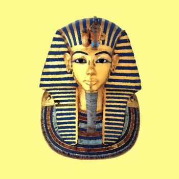 Arts numériques intitulée "TutanKhamon." par Antonio Romano, Œuvre d'art originale, Peinture numérique