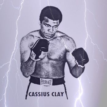Artes digitais intitulada "Cassius Clay." por Antonio Romano, Obras de arte originais, Pintura digital