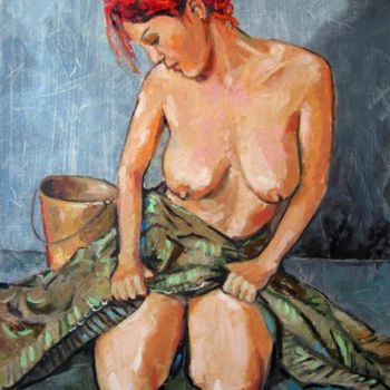 Painting titled "Cenusareasa - Photo…" by Gheorghe Iergucz, Original Artwork, Oil