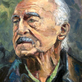 Painting titled "Last Youthfulness -…" by Gheorghe Iergucz, Original Artwork, Oil