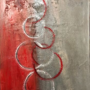 Malerei mit dem Titel "Le contraire 2" von Daciana, Original-Kunstwerk, Acryl Auf Keilrahmen aus Holz montiert