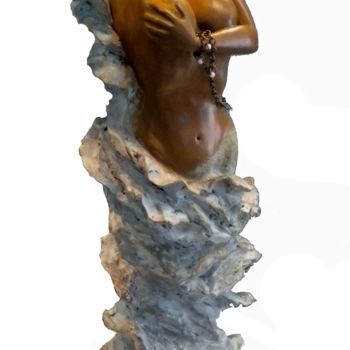 Skulptur mit dem Titel "Kalypso" von Sylviane Bernardini, Original-Kunstwerk, Ton