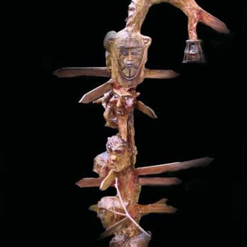 Sculpture intitulée "La croisée des chem…" par Gée, Œuvre d'art originale