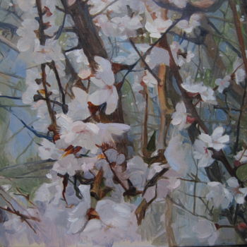 Peinture intitulée "4 фрагмент Весны" par Gelena Pavlenko, Œuvre d'art originale, Huile