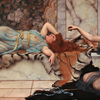 Pittura intitolato "Mischief and Repose…" da Artgoldmax, Opera d'arte originale, Olio