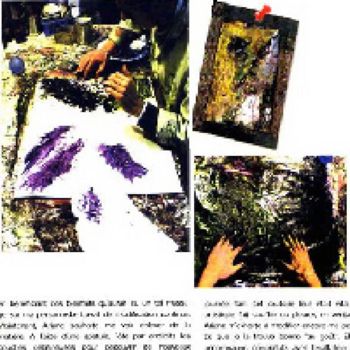 Malerei mit dem Titel "“J'ai essayé l'art-…" von Art-Thérapie Le Fil D’Ariane, Original-Kunstwerk, Öl