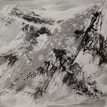 Картина под названием "Composition-10" - Arthur Avalyan, Подлинное произведение искусства, Масло