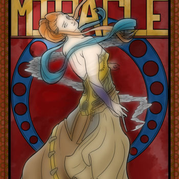 Digital Arts titled "Miracle" by Arthur Jacquey (Hybrys), Original Artwork, Digital Painting