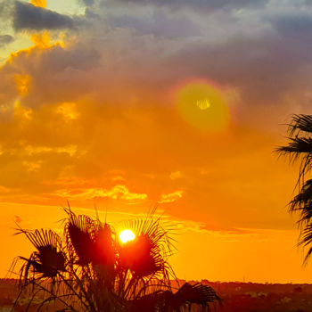 Fotografia zatytułowany „Amazing Sunset in P…” autorstwa Idaver / Idawer, Oryginalna praca, Fotografia cyfrowa