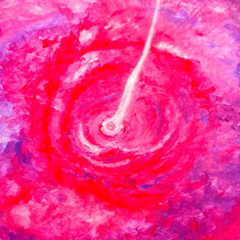 Painting titled "COSMIC IMPULSE of L…" by Idaver / Idawer, Original Artwork, Acrylic