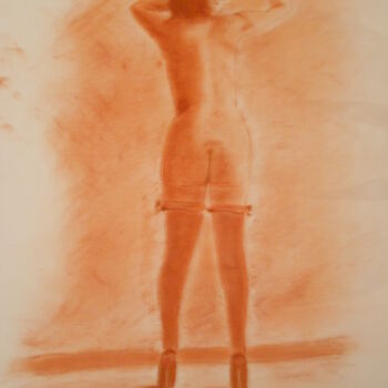 Drawing titled "severine" by Artimus Guénin, Original Artwork