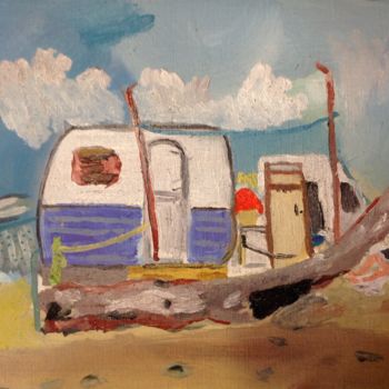 Painting titled "Caravane" by Sarah Artin'S, Original Artwork