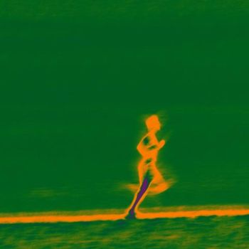 Цифровое искусство под названием "Running with the wi…" - Samuel Thomas, Подлинное произведение искусства