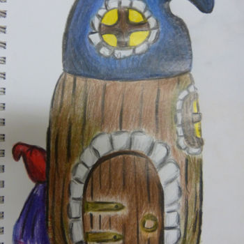 "'House for gnome'" başlıklı Tablo Indira Yartsev tarafından, Orijinal sanat