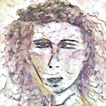 Drawing titled "MILÚ" by Art Ire, Original Artwork