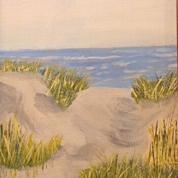 Malarstwo zatytułowany „Plaża w Sopocie” autorstwa Artis Manus, Oryginalna praca, Akryl