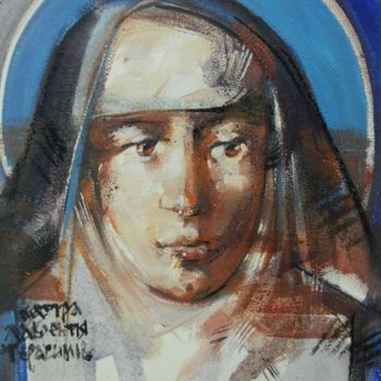 Peinture intitulée "10.	Sister Vasilyan…" par Roman Bonchuk, Œuvre d'art originale, Acrylique